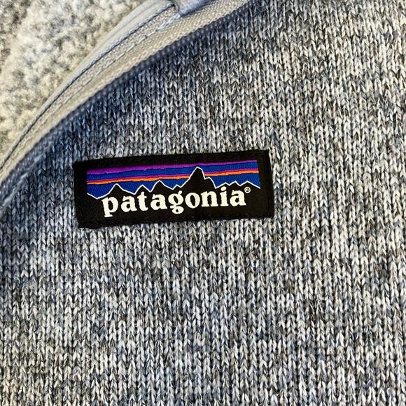Patagonia Womens Sz S Better Sweater 1/4 Zip Fleece Embroidered Logo On Sleeve - Picture 15 of 16